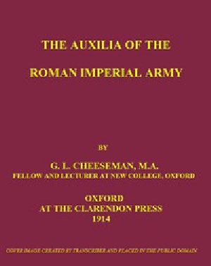 [Gutenberg 51769] • The Auxilia of the Roman Imperial Army